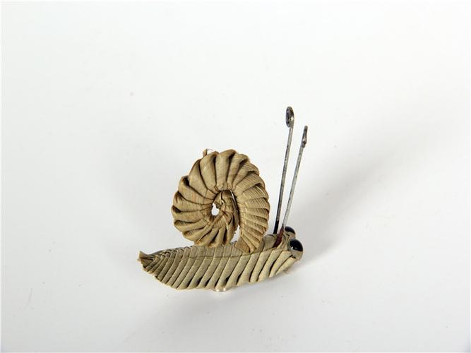 草编蜗牛棕编藤编工艺品四川绵阳特色手工摆件挂件画创意装饰饰品