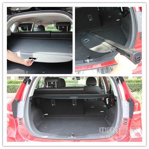 后备箱  哈弗h2全系车型均可按4/6比例放倒后排座椅,空间扩展方面较