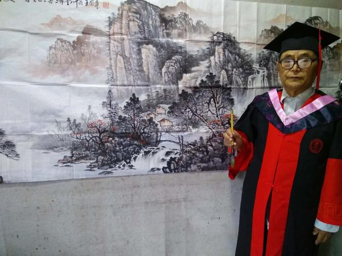 著名画家王国华 画坛不老松,艺苑常青树