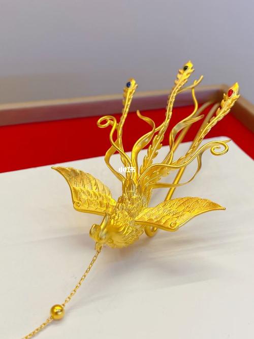 古法999凤凰发钗 婚嫁凤簪 十里红妆只为你_婚嫁_黄金