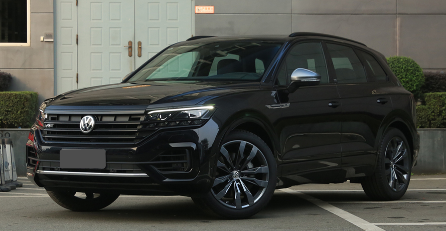 打造百万纪念款,大众途锐改黑武士中网改装案例分享