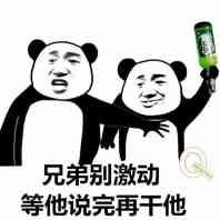 兄弟别激动,等他说完再干他表情包 - 日常表情包