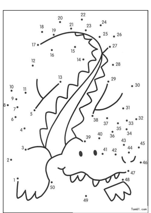 5-100数字连线图