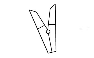 抓住细节的绘画步骤小朋友一样会画一副有灵魂哒简笔画夹子哦,要是