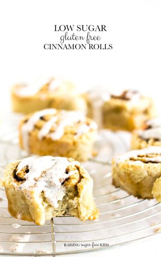 low sugar (gluten free) cinnamon rolls