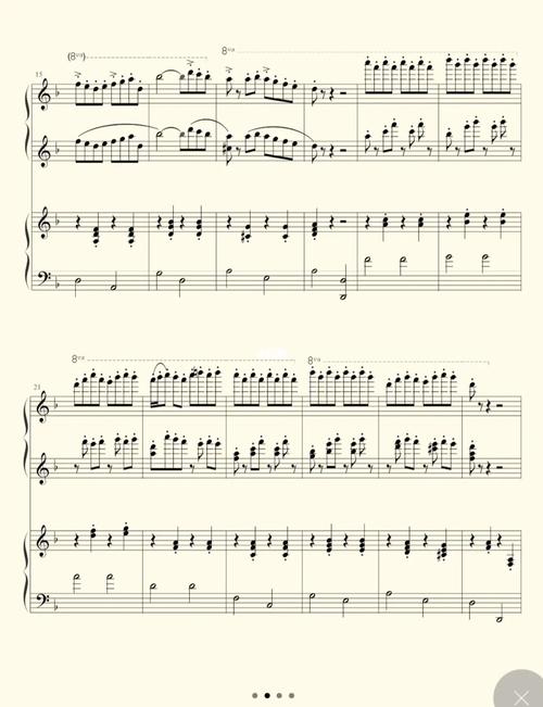 钢琴谱|四手联弹95玛奇朵波尔卡_钢琴谱_玛奇朵_娱乐_音乐_音乐其他