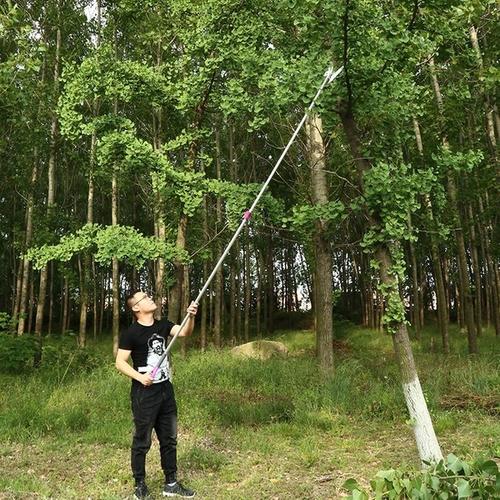 购客长杆高空锯3米园艺手动杆配件剪刀随身高枝剪剪枝机修树剪带剪