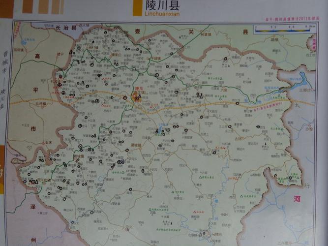 晋城市陵川县文物古迹分布地图