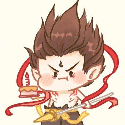 挪吒魔童简笔画