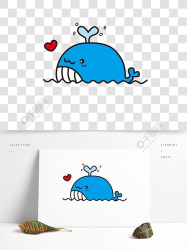 可爱卡通鲸鱼海洋动物系列图案1年前发布