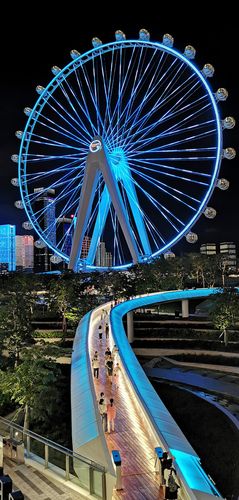 夜景深圳宝安欢乐港湾