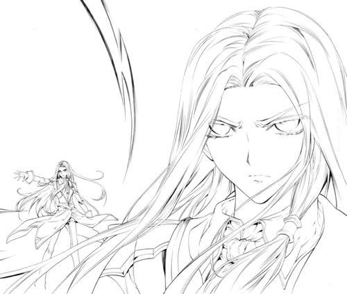 简笔画唐三简单