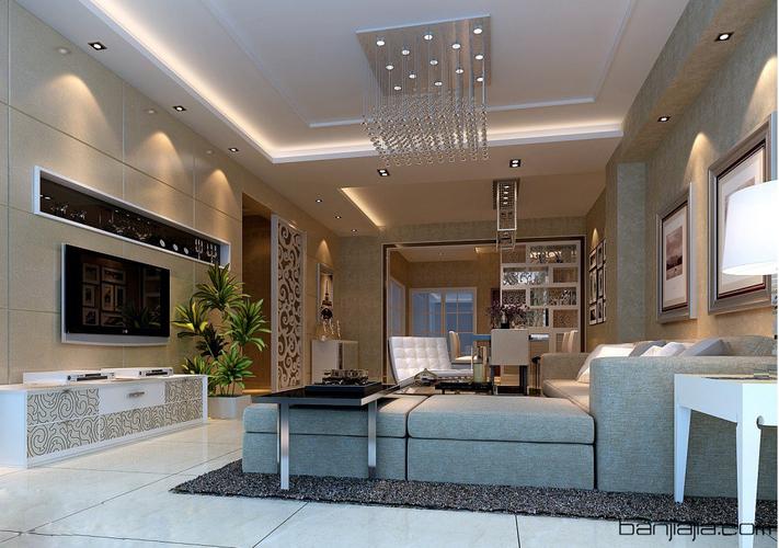 81张最新客厅电视墙大效果图下载(无水印)--2013年