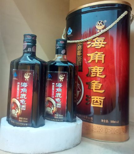 保健养生 海角牌鹿龟酒 (铁桶)500ml×2瓶 厂家批发直销