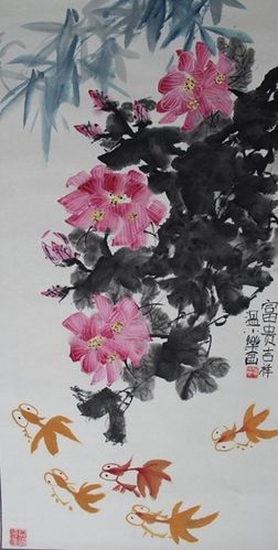 国画—芙蓉