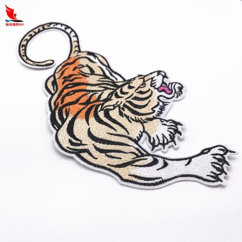 量大优惠,猛虎下山.服装布贴