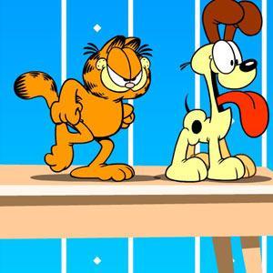 加菲猫图片简笔画头像图片