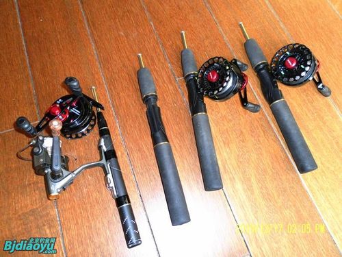 小公鱼钓具,差不多都是diy的