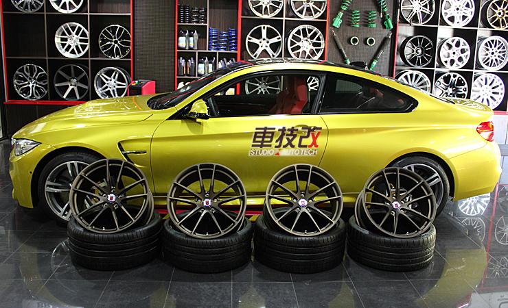 轮毂中的爱马仕 宝马m4 美国hre p104 20寸**锻造