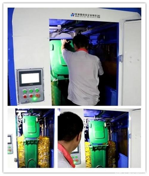 垃圾分类黑科技:垃圾桶自动清洗设备为环卫工"减负"