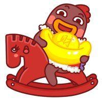 喜庆的小幺鸡给你们祝福啦