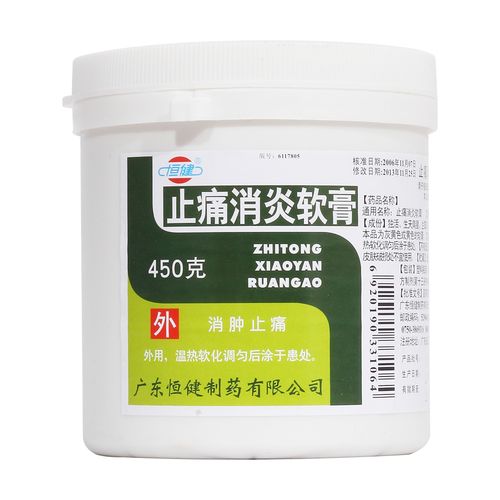 止痛消炎软膏