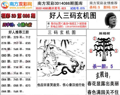 3d086期好人三码玄机图