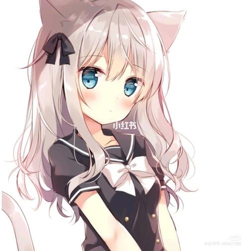 可爱猫女头像_素材_头像