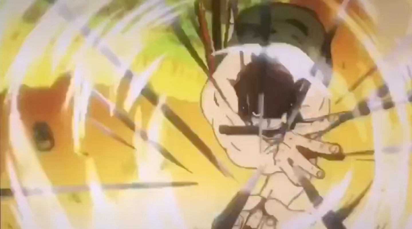 海贼王剧场版:索隆一招将藤虎的陨石砍成两半,鹰眼:你