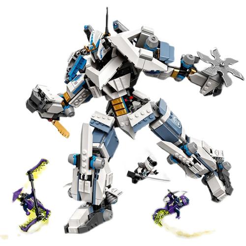 乐高幻影忍者2021新品赞的泰坦机甲机器人仔模型拼装积木益智玩具
