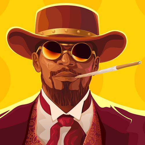 django post art 被解救的姜戈