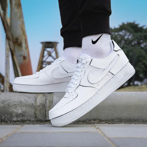 耐克男鞋2021新款airforce1空军一号拆卸魔术贴板板鞋