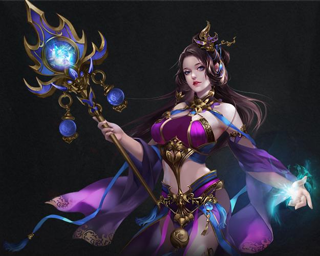 法师远程施法,具有强大的远程爆发和全体输出