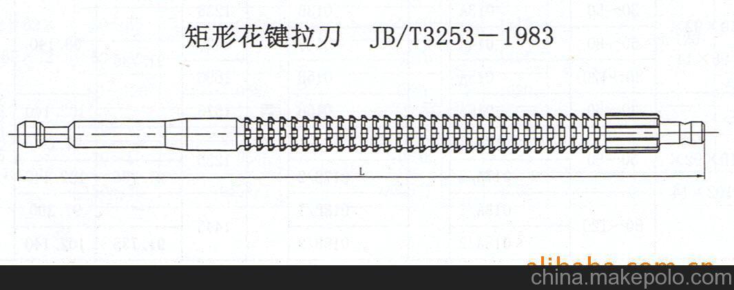 矩形花键拉刀图片,矩形花键拉刀图片大全,重庆翔俊