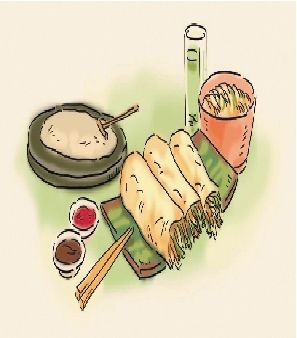 台州人有立夏,端午,五月十三吃锡饼(麦饼,食饼筒)的风