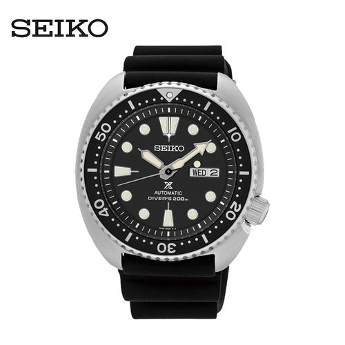 精工seiko手表prospex系列自动机械智慧夜光防水运动男士腕表黑色srp