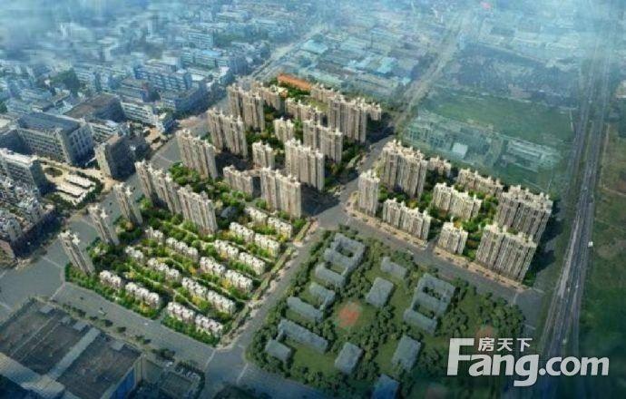 大学城恒大未来城社区底商 双边街 小区出入口的商业 高层楼下