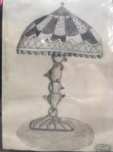 水溢楼 创意儿童画 创意素描 灯泡创意 学生作品 小学生绘画作品 儿童