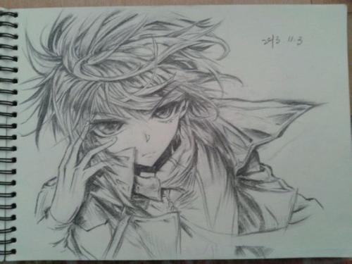 霍雨浩动漫简笔画