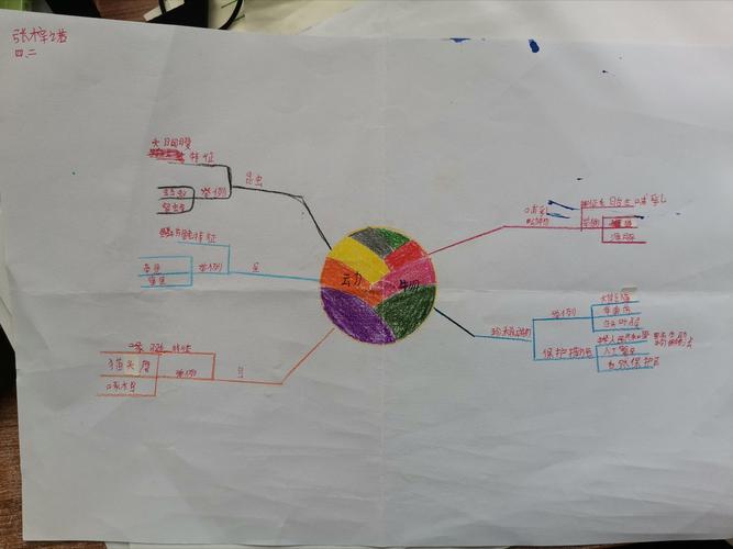 夏津县第二实验小学四年级二班科学思维导图(第一单元