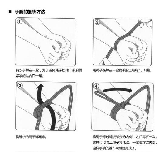 如果我需要让一个人无法活动我该如何用绳子绑住他