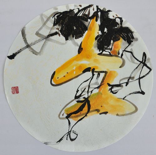 葫芦_纸本水墨_国画_宝甄网