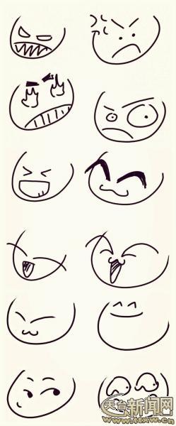 酸甜苦辣简笔画食物