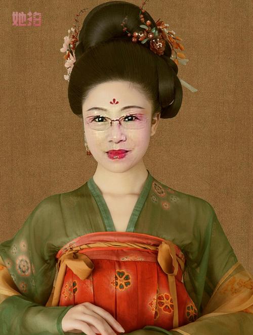 唐朝时期的发型和妆容好美