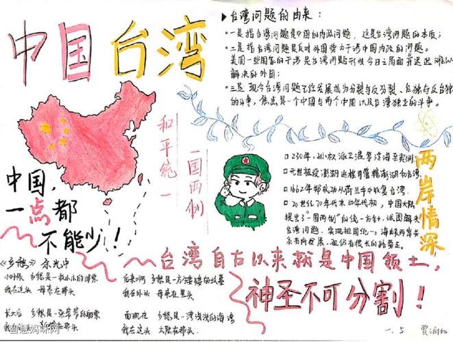 关于宝岛台湾的手抄报绘画作品