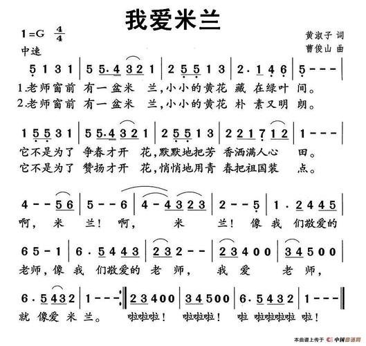 赞颂老师的儿童歌曲-我爱米兰