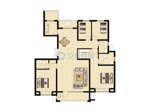 藁城天山熙湖--建面 143m05