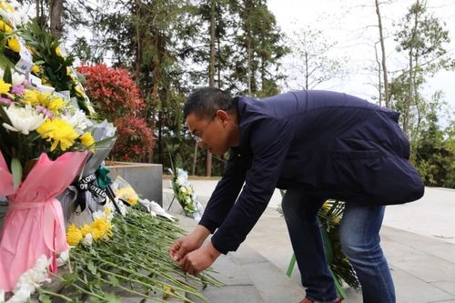 县纪委监委机关党总支开展"祭扫烈士陵园 缅怀革命先烈"主题党日活动