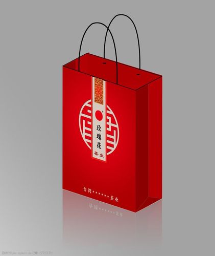 红色手提袋包装