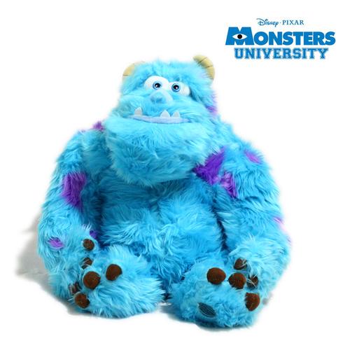 正版迪士尼怪兽大学怪物电力公司长毛怪苏利文公仔毛绒玩具玩偶